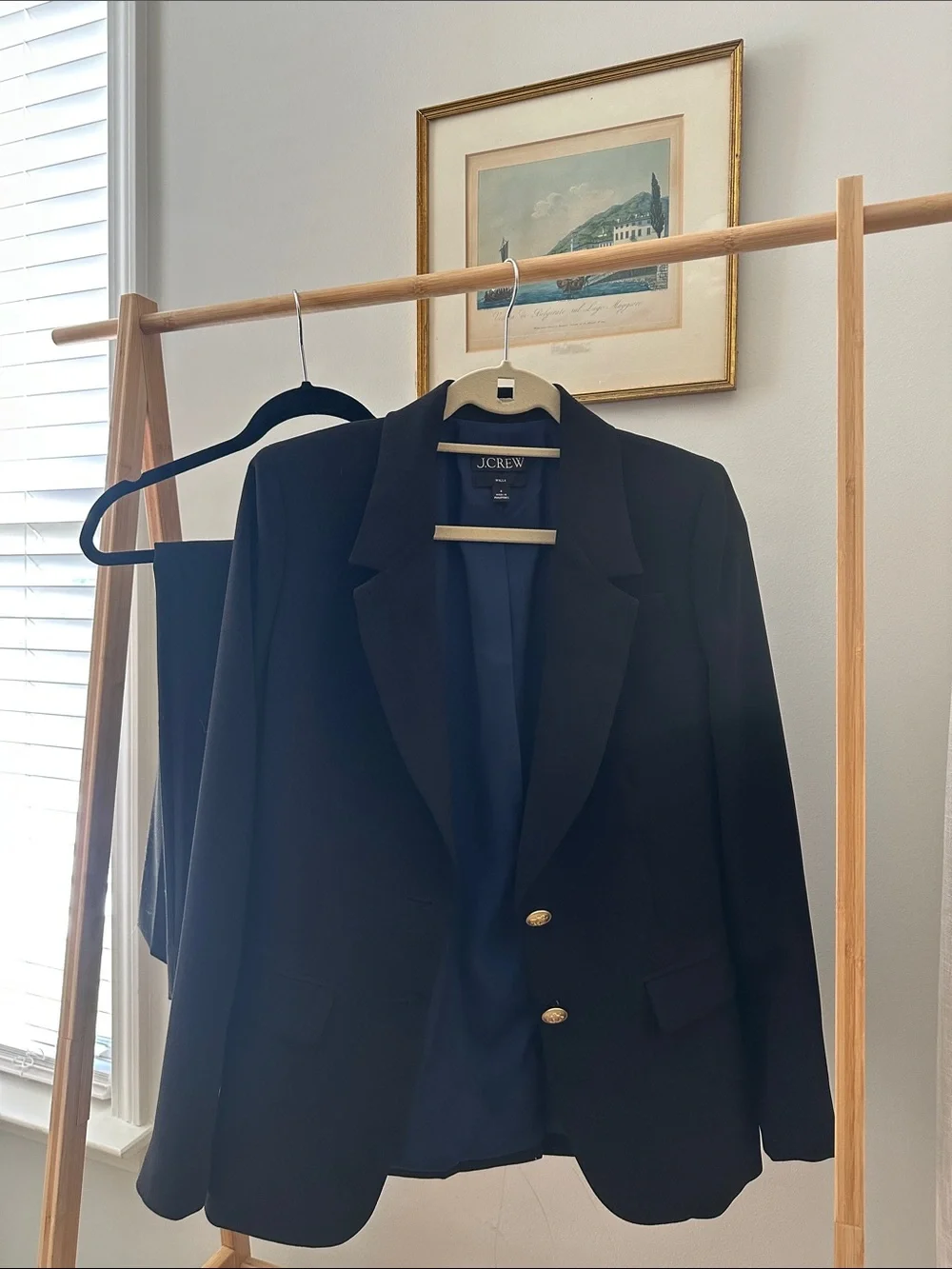 J. Crew Navy Lined Black Blazer - Willa